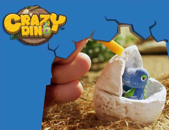 Crazy Dino Dinosaurus iznenađenja u jajetu - dodatni pogled