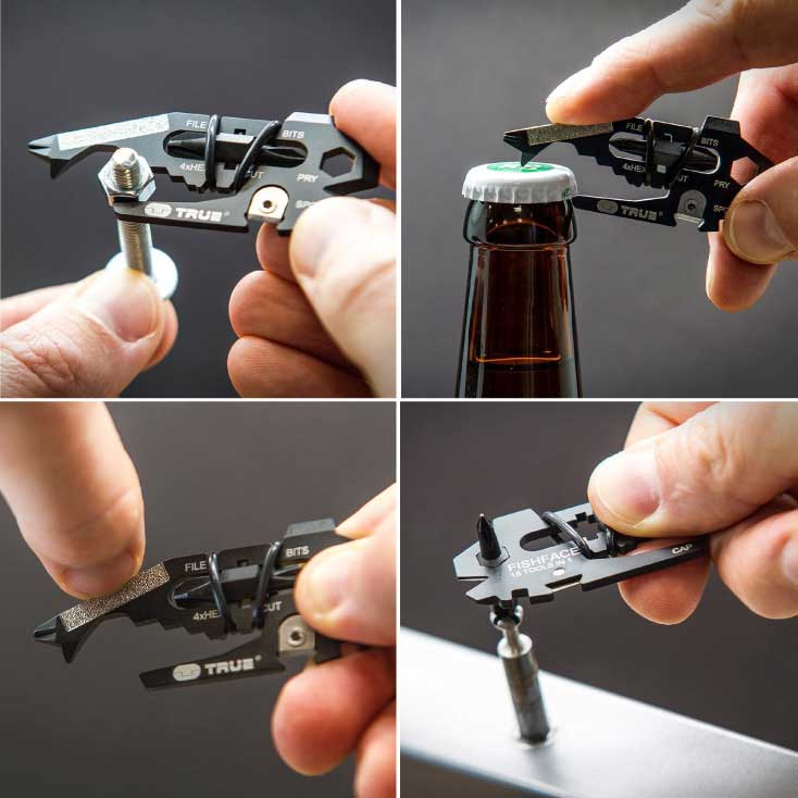 Višenamenski džepni alat True Utility FishFace - dodatni pogled