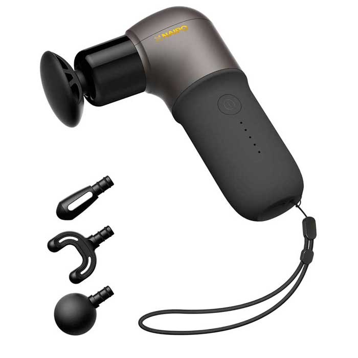 Naipo Prenosni masažer sa punjivom baterijom MGPC-002 Black - dodatni pogled