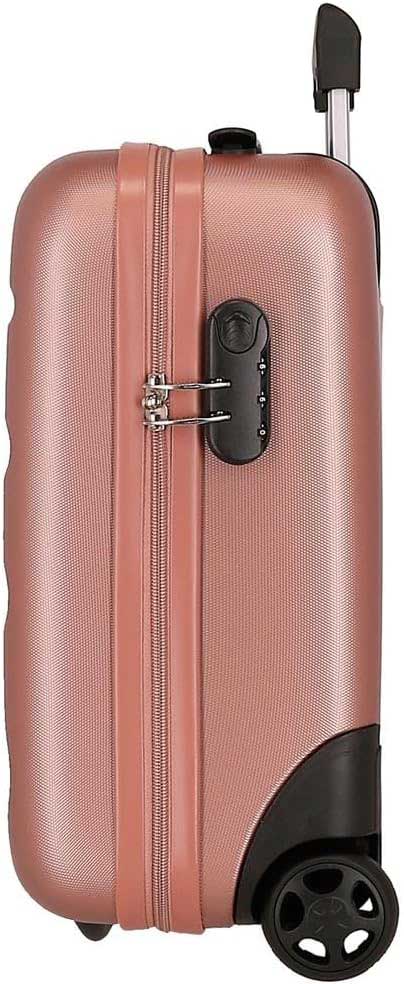 ABS Kofer za putovanja 40cm Flex powder pink Roll Road 58499 - dodatni pogled