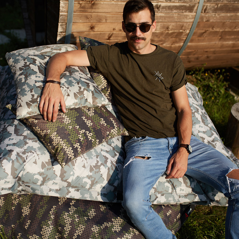 Lazy bag fotelja XXL Camo Pixel - dodatni pogled