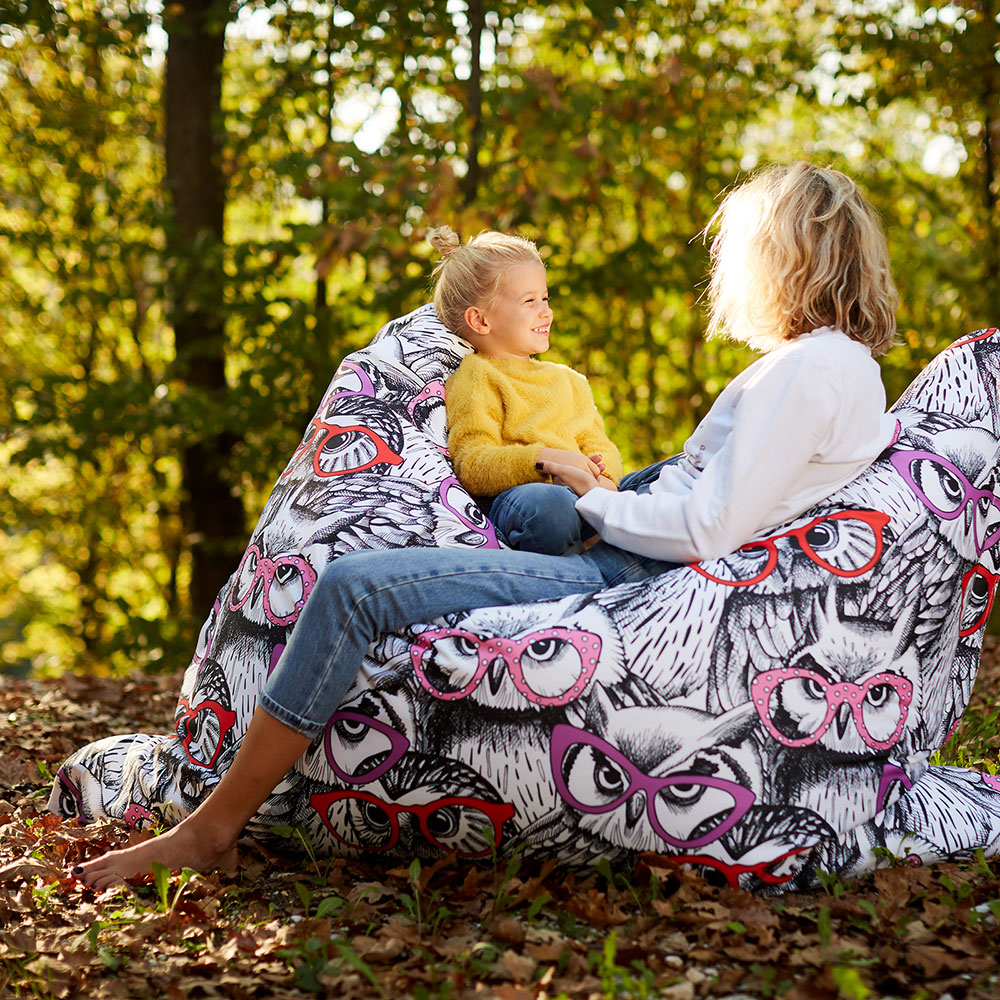 Lazy bag fotelja XXL Owl - dodatni pogled