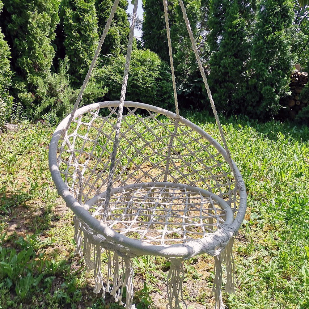 Makrame viseća ljuljaška Eburnean - dodatni pogled