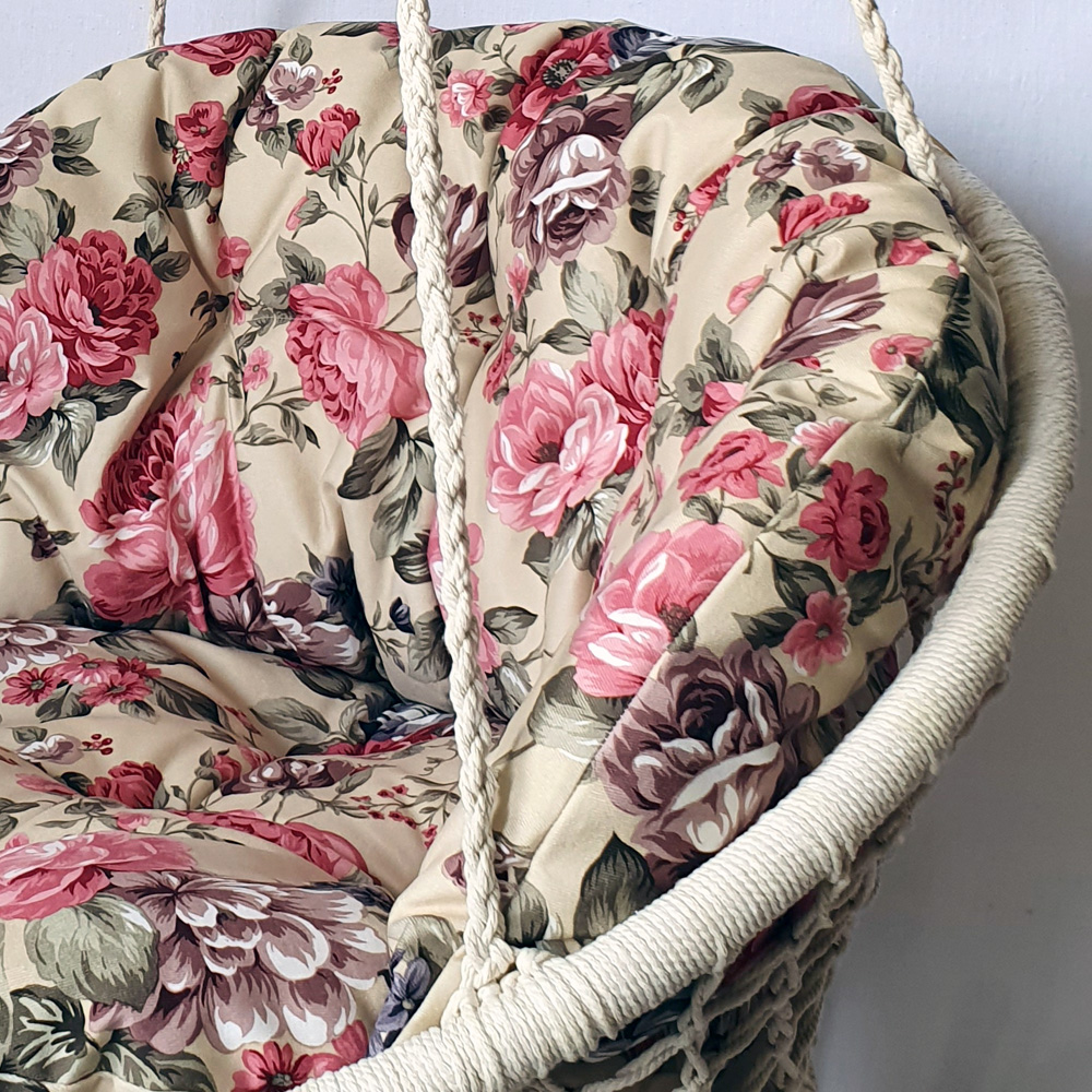 Jastuk za makrame ljuljašku - Champagne Pink - dodatni pogled