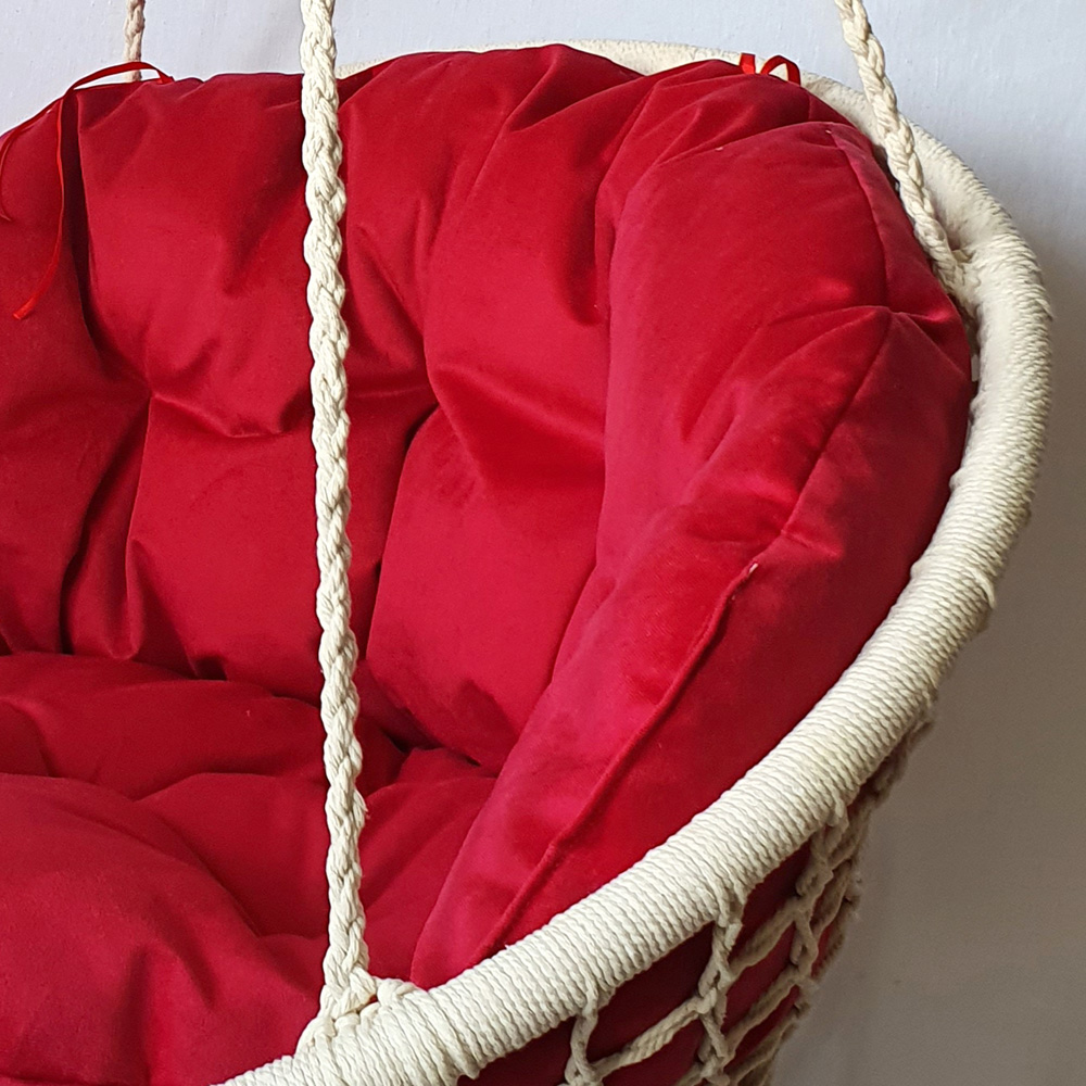 Jastuk za makrame ljuljašku - Ruby - dodatni pogled