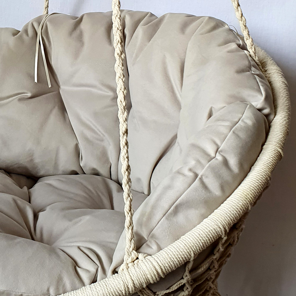 Jastuk za makrame ljuljašku - Wild Sand - dodatni pogled