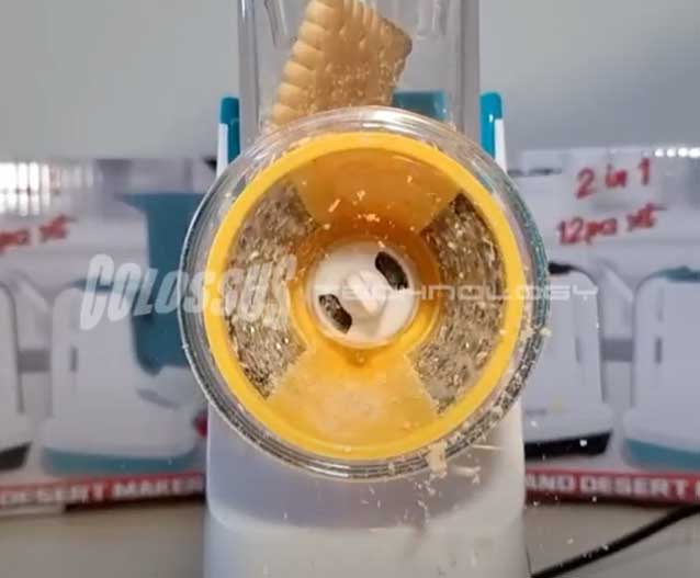 Kuhinjska seckalica sa dodatkom za pravljenje sladoleda CSS-5424 - dodatni pogled