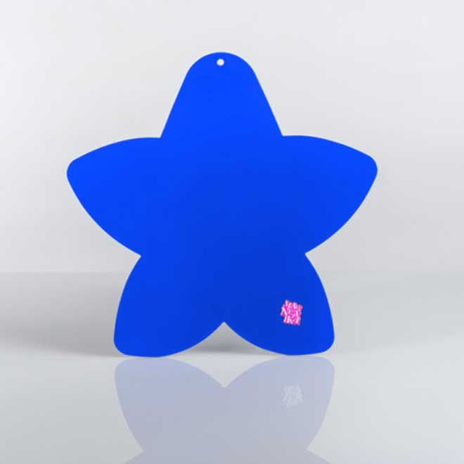 Zidni metalni panel za Magnetika saksije Zvezda 20x20 plava - dodatni pogled