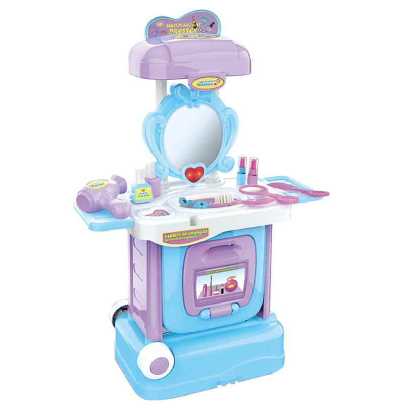 Dečiji set za igru 2u1 Kofer i toaletni sto za ulepšavanje - dodatni pogled