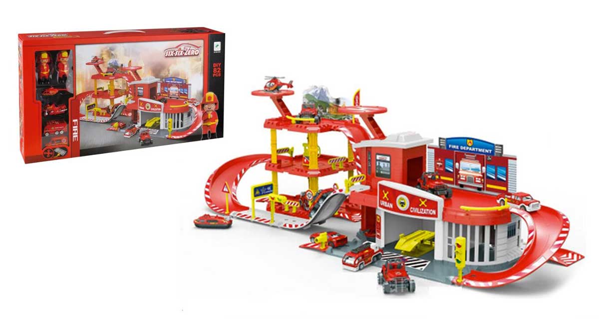 Dečija igračka Velika garaža Vatrogasci - dodatni pogled