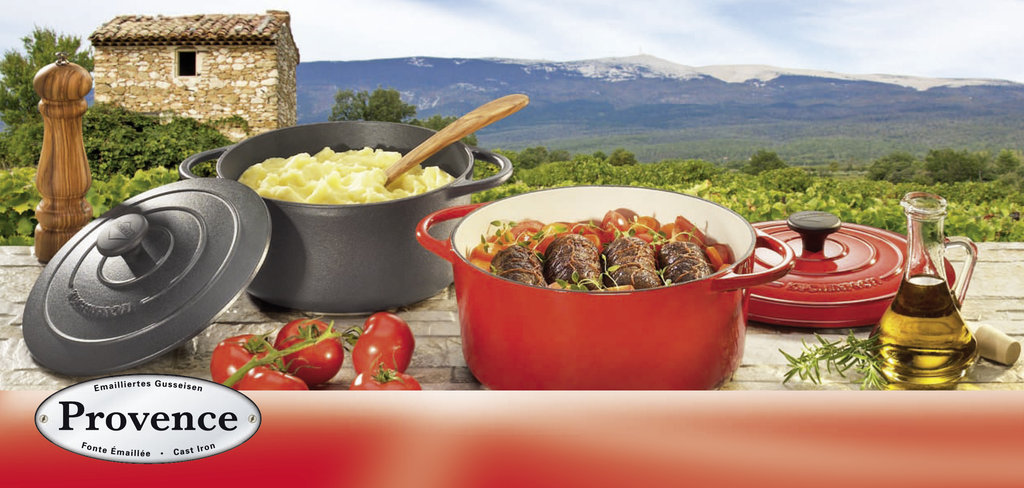 KUCHENPROFI Okrugla šerpa sa livenim poklopcem Provence 24cm - dodatni pogled