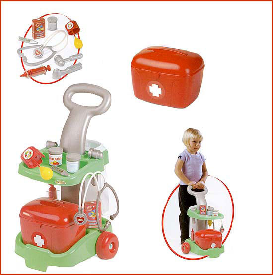 Ecoiffier Doktor set na kolicima SM001912 - dodatni pogled