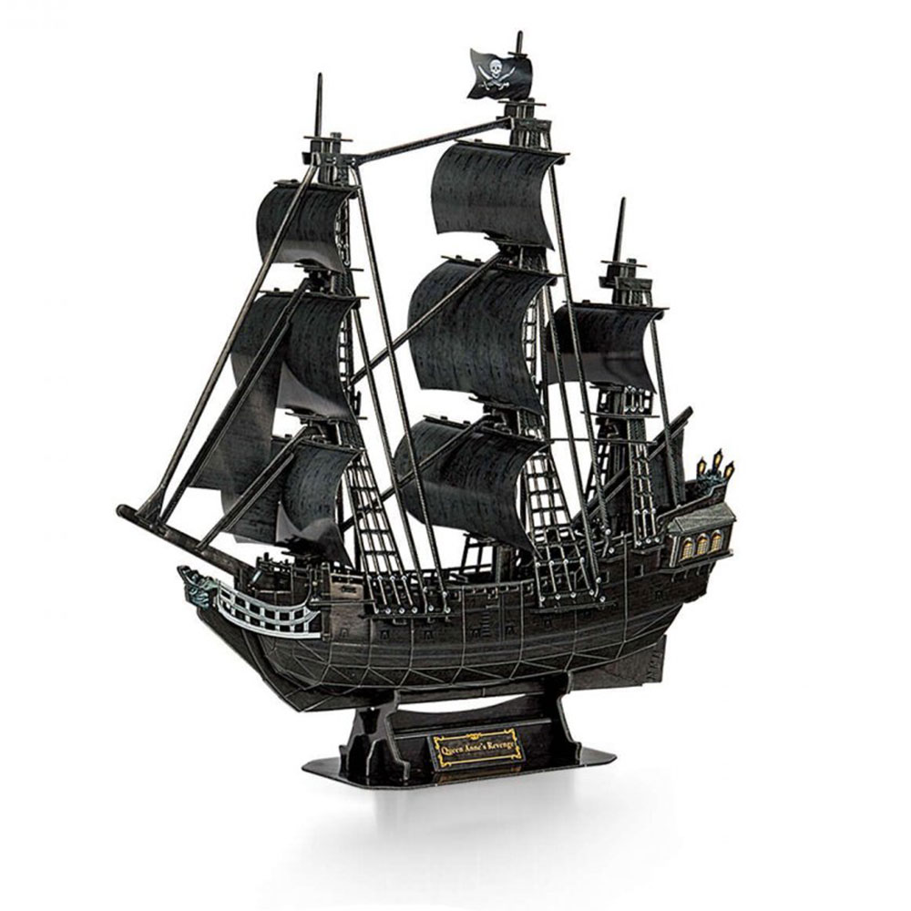 CUBIC FUN Maketa piratskog broda Queen Anne Revenge T4005h  - dodatni pogled