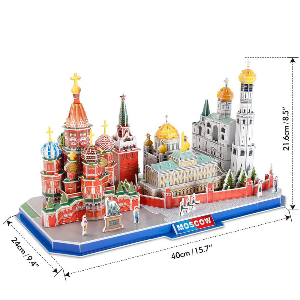 CUBIC FUN Maketa Panorama Moskve MC266h - dodatni pogled