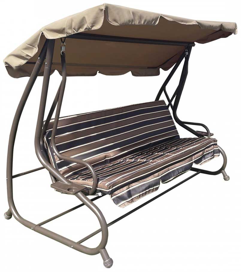 Ljuljaška Za Dvorište i Terasu sa Naslonom koji se obara - Trosed Deluxe - dodatni pogled