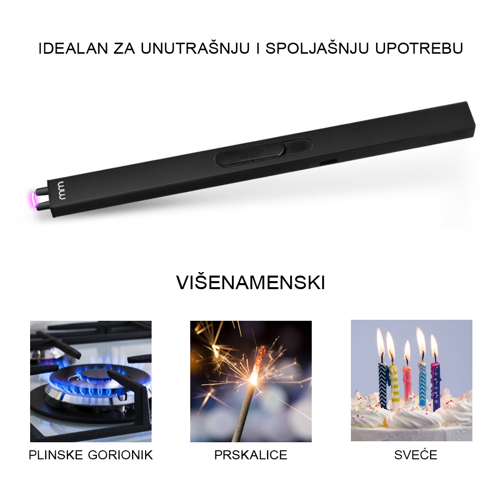 Plasma USB Upaljač - dodatni pogled