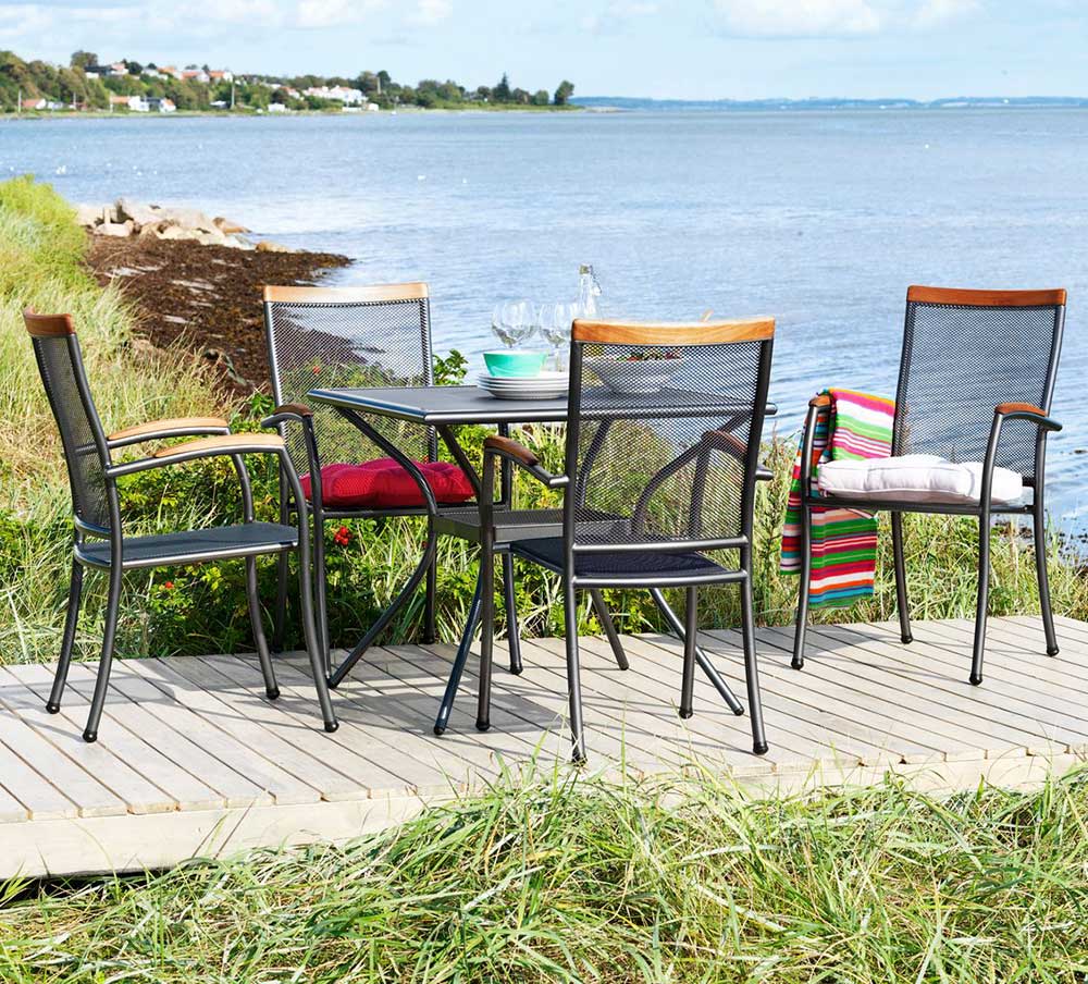 Baštenska Garnitura i Garnitura za Terasu - Morli - 4 Stolice i Sto - dodatni pogled