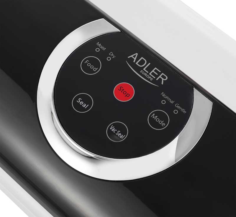 Aparat za vakuumiranje hrane i zavarivanje kesa Adler AD4484 - detalj