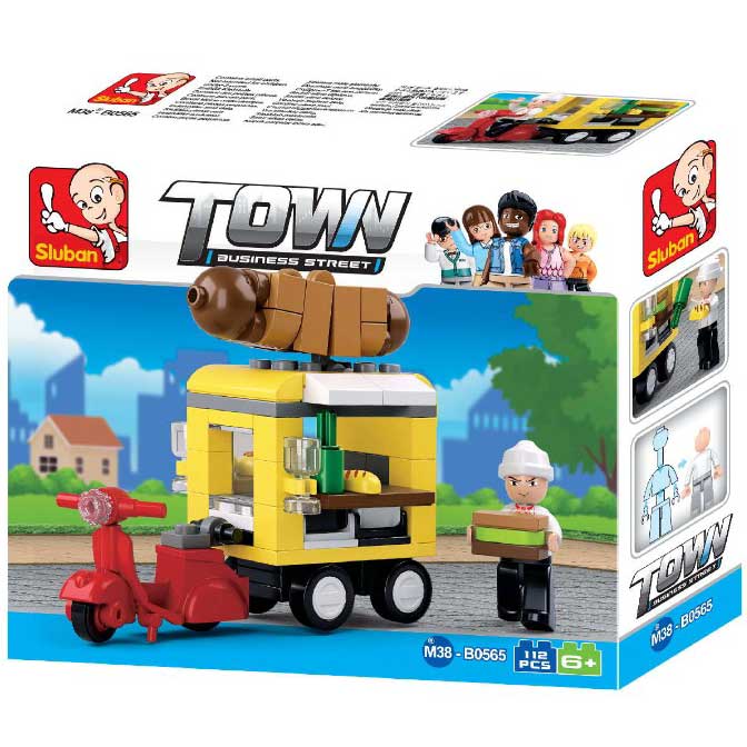 Sluban Kocke - Hot-Dog Kiosk M38-B0565 - detalj