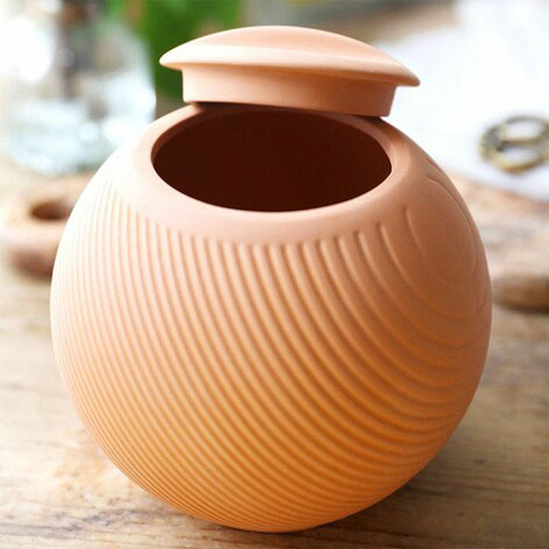 Kikkerland Saksija od terakote Green Orb - detalj