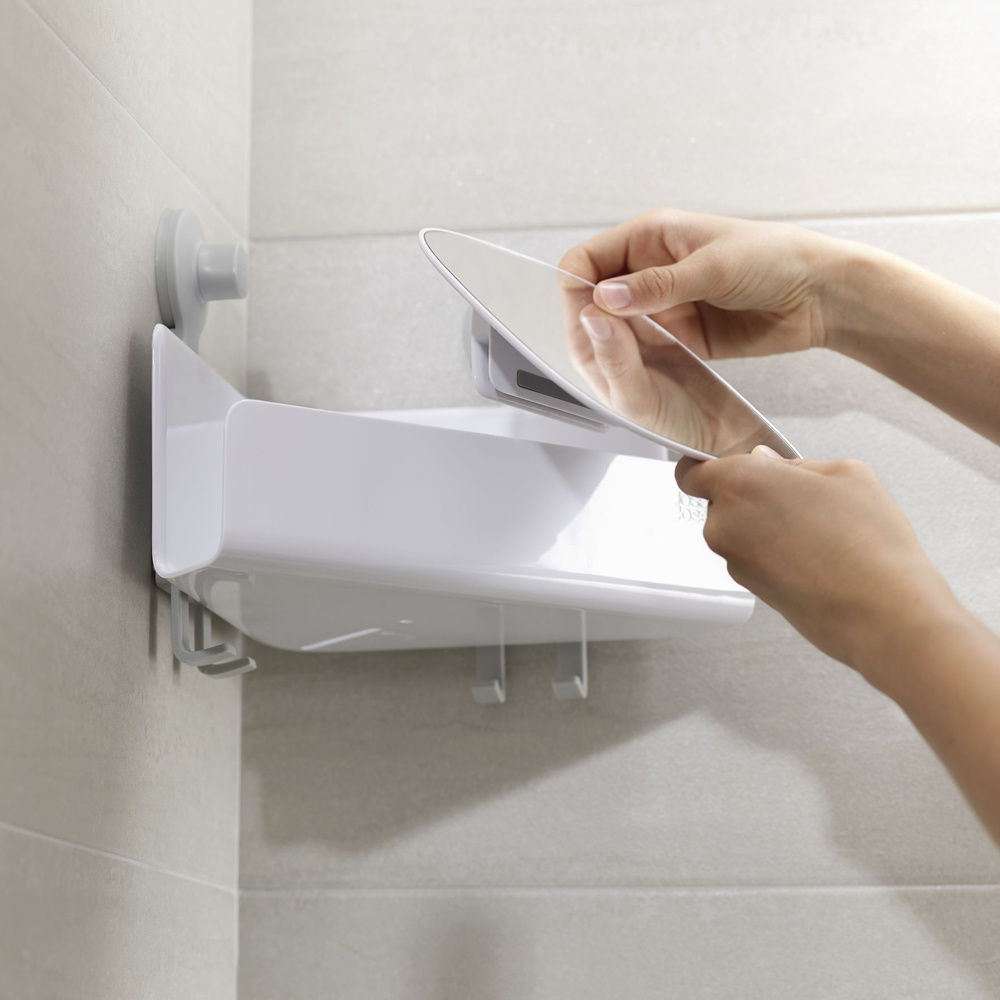 Joseph Joseph Ugaona polica za kupatilo sa ogledalom EasyStore 70549 - detalj