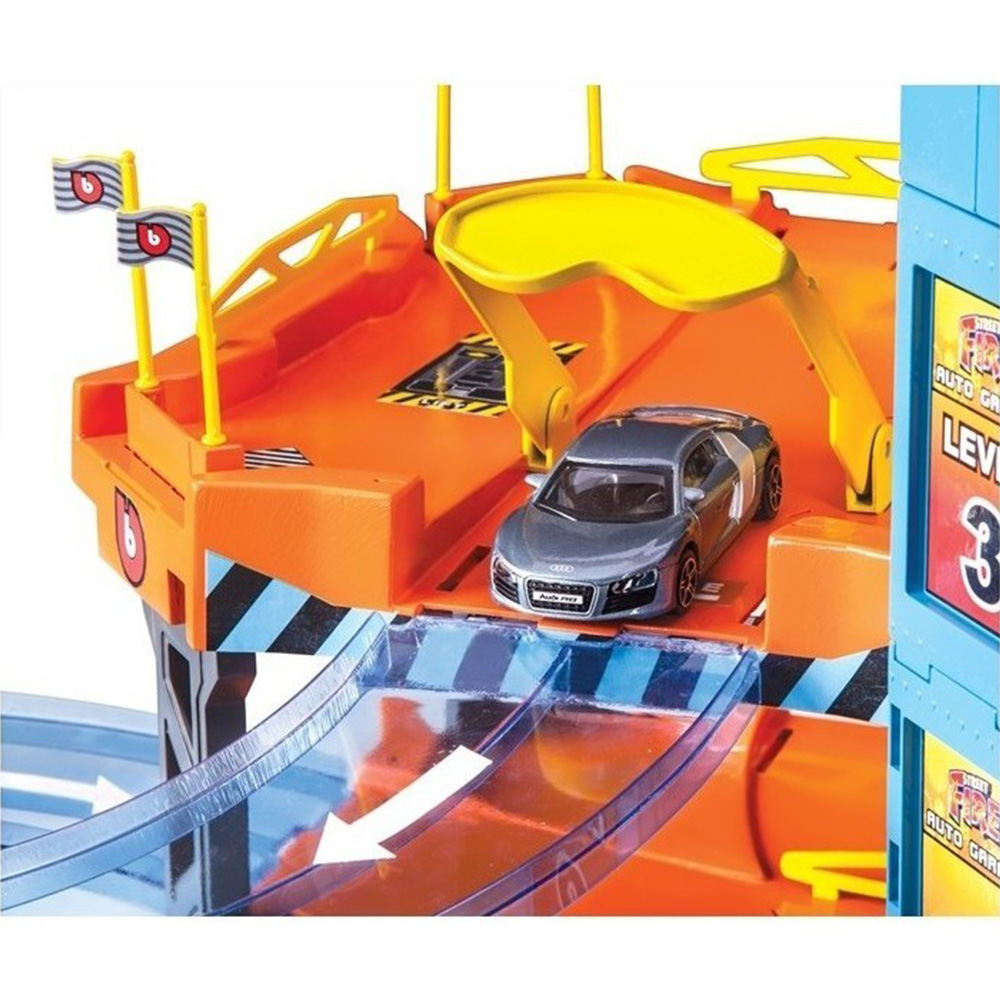 Bburago Street Fire garaža sa 2 automobila - detalj