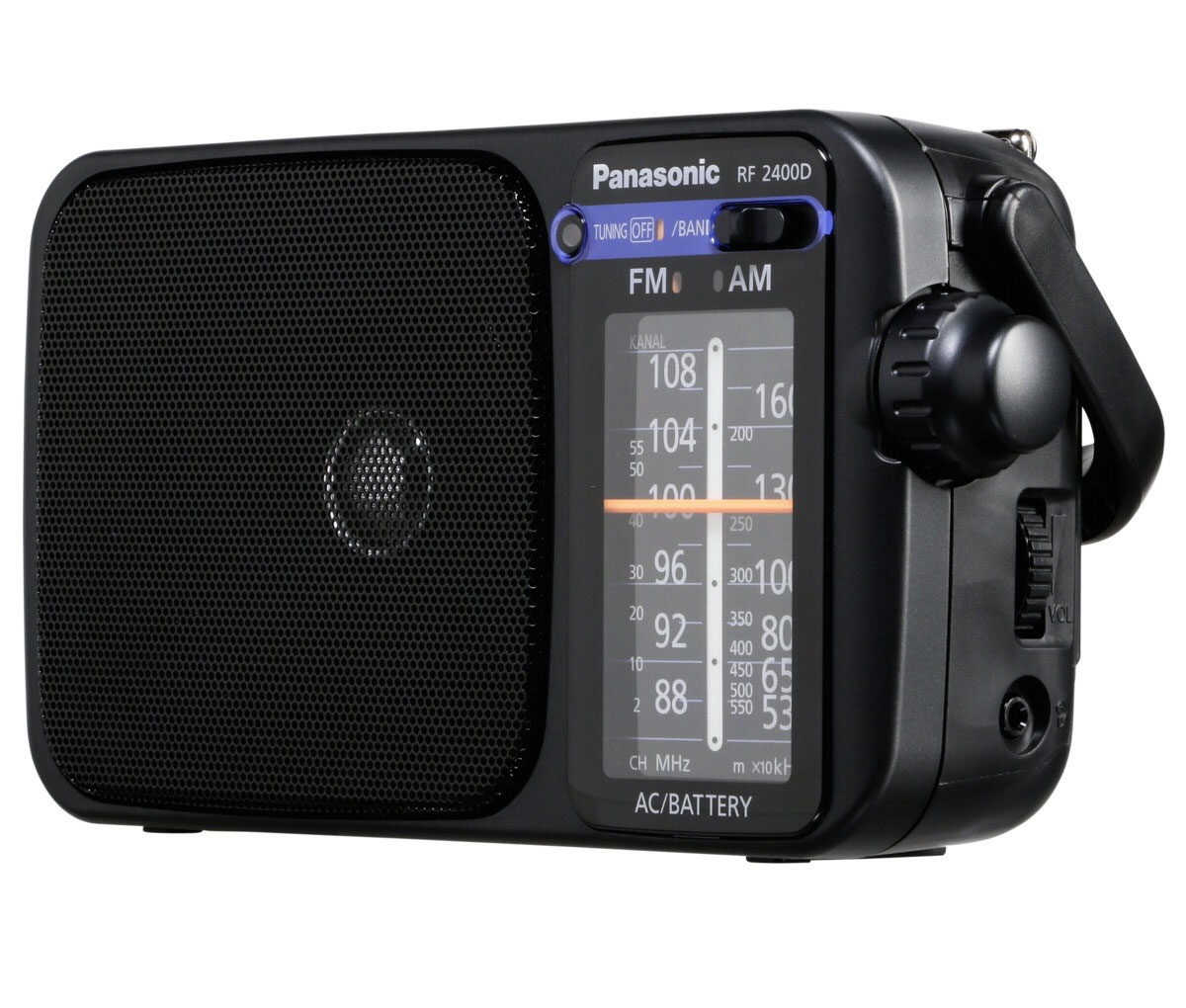 Tranzistor - prenosni radio prijemnik Panasonic RF-2400DEG-K - detalj