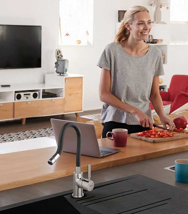 Slavina za sudoperu ili lavabo Zumba BZA4B - detalj