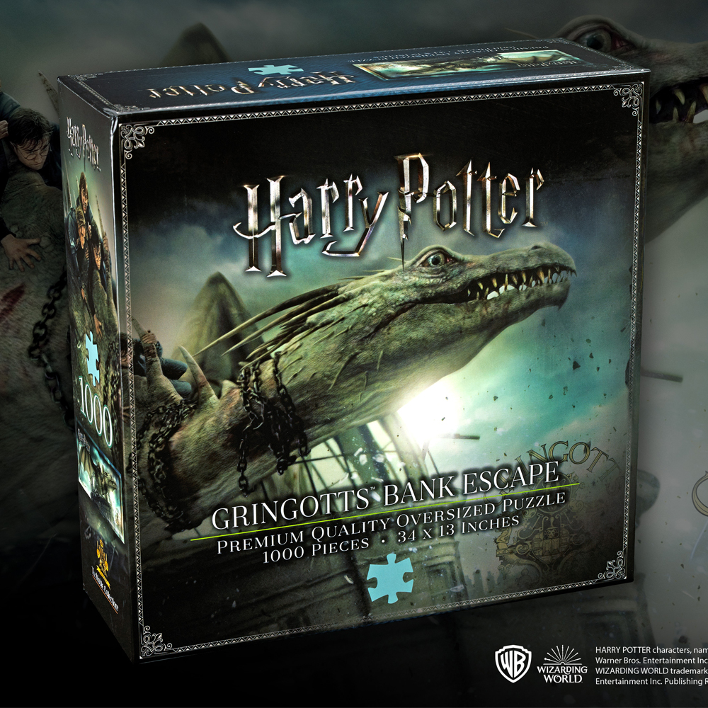 Harry Potter Puzzle Gringotts Bank Escape 1000 delova - detalj