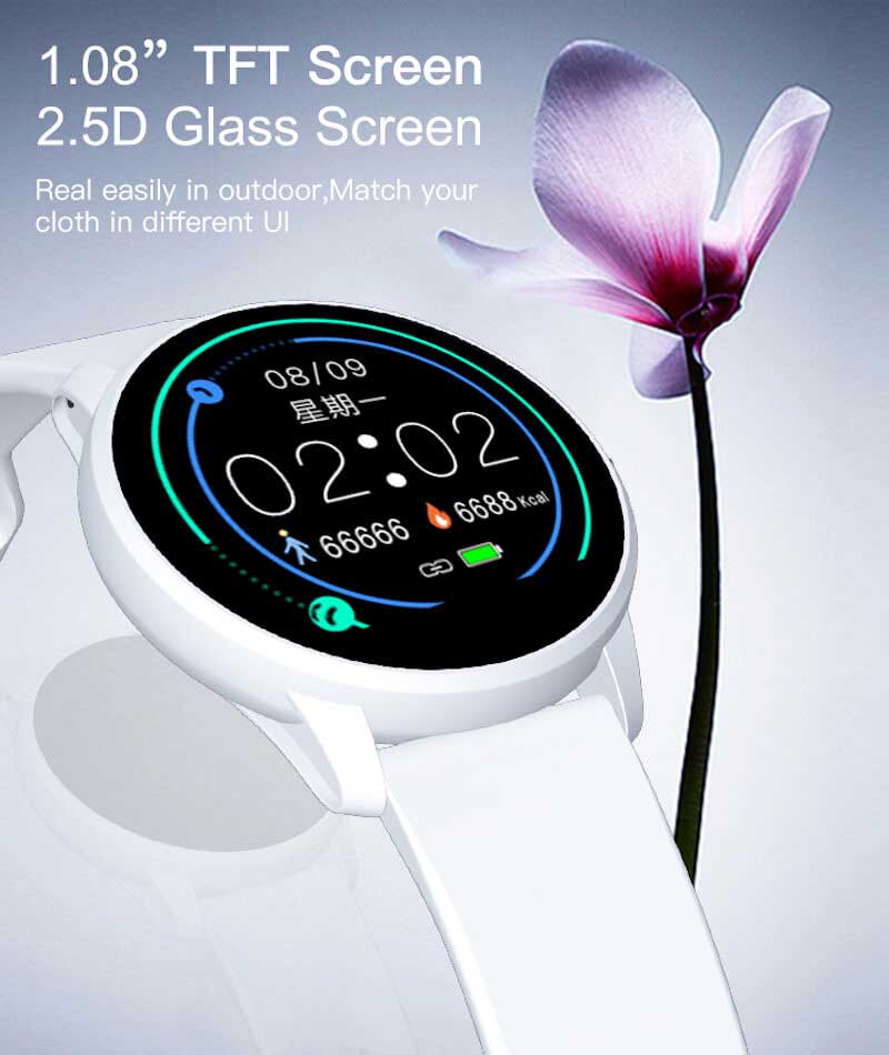 Moye Smart Watch Kronos II - White  - detalj