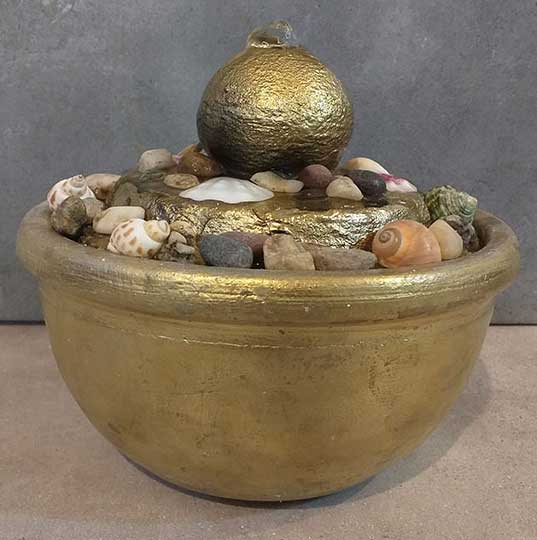 Sobna Feng Shui Fontana Zen Gold - detalj