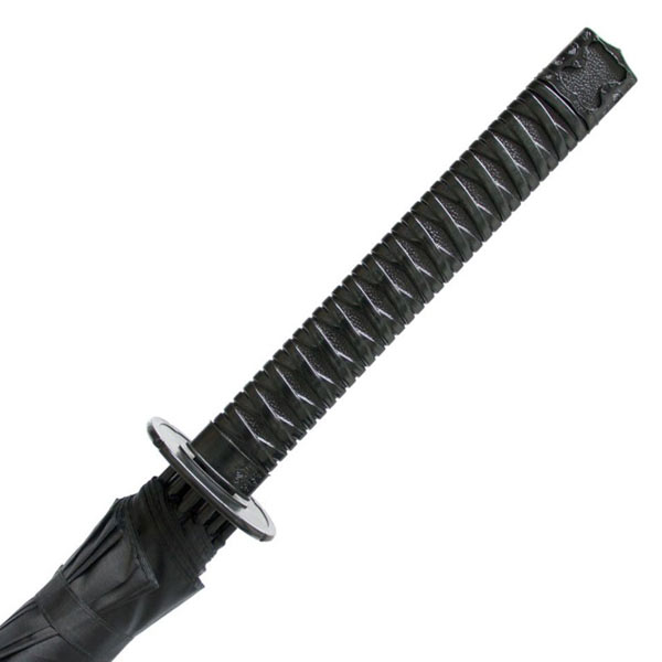 Veliki samurajski crni kišobran - detalj