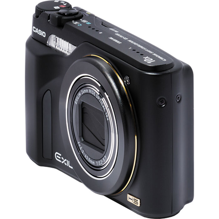 Casio EX-FH100 crni digitalni fotoaparat - detalj