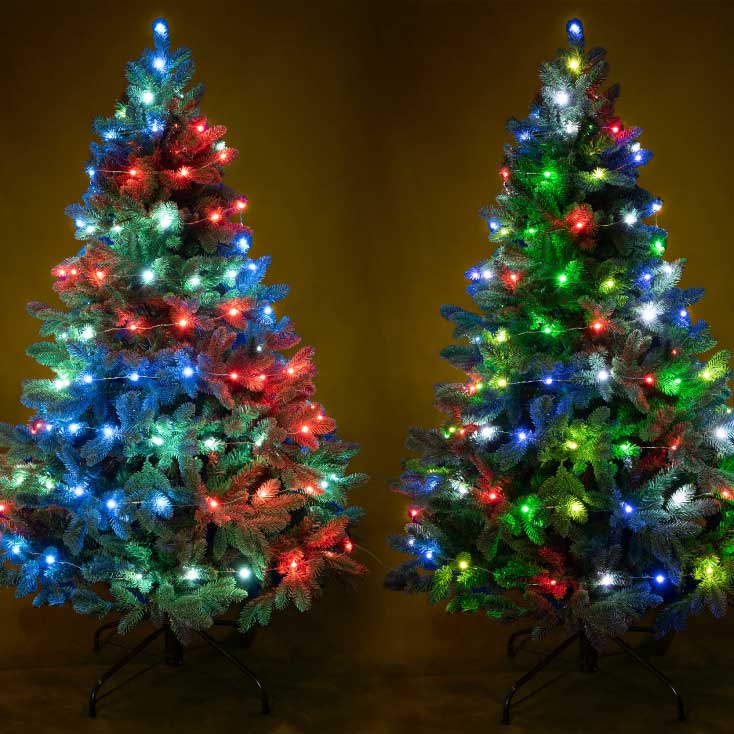 USB Multikolor lampice sa daljinskim upravljačem 100 LED ML112RGB - detalj