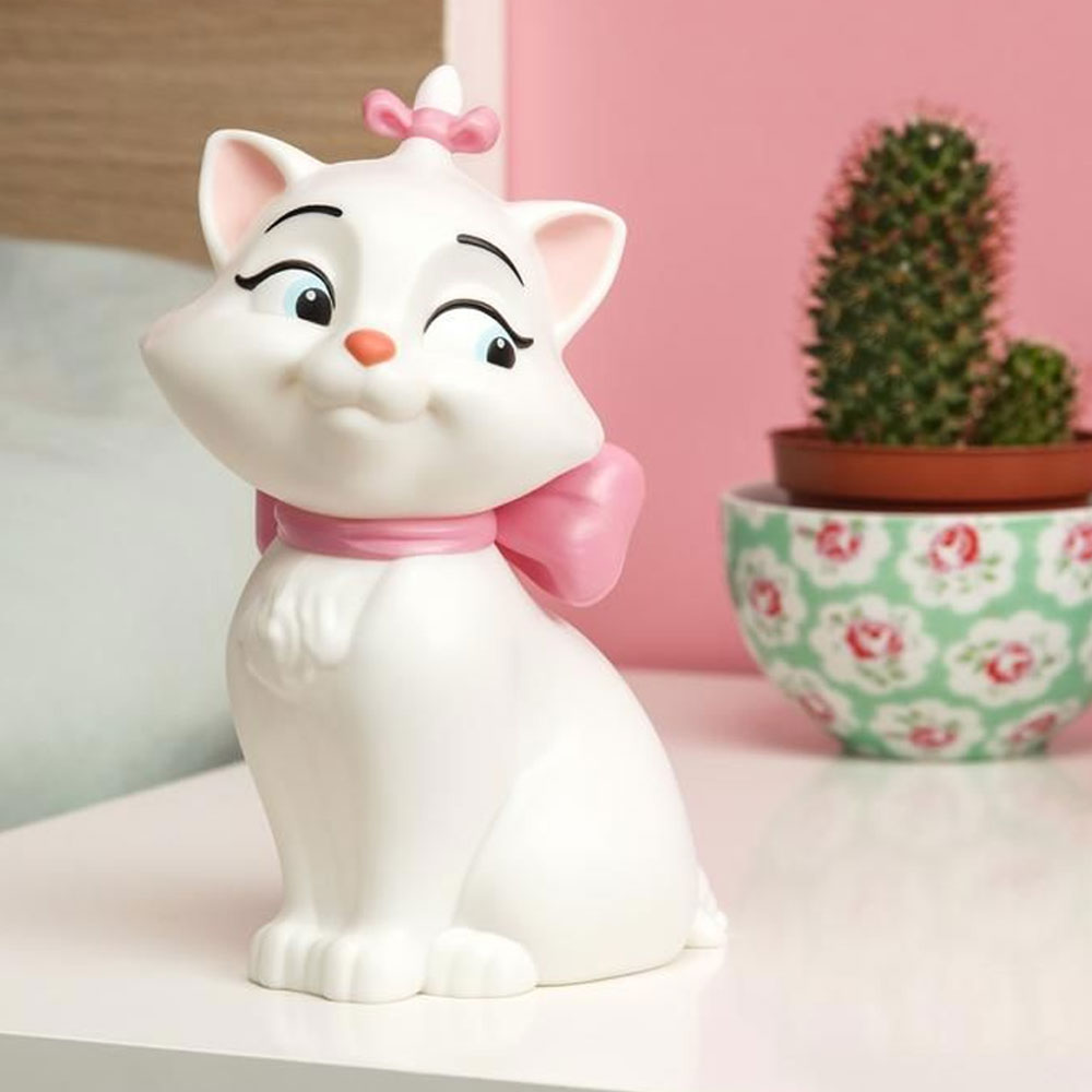 Disney stona lampa maca Marie - detalj