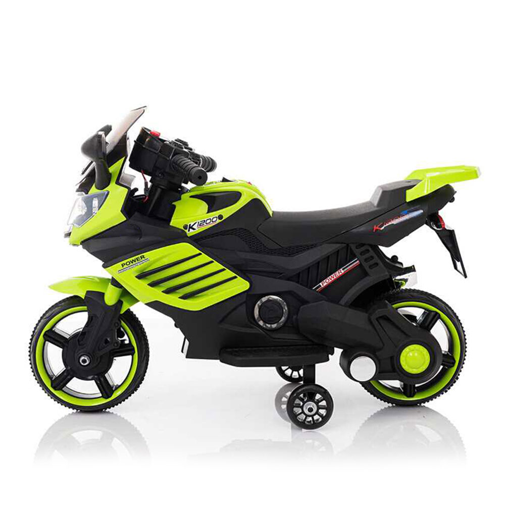 Dečiji motor na akumulator 116 zeleni - detalj