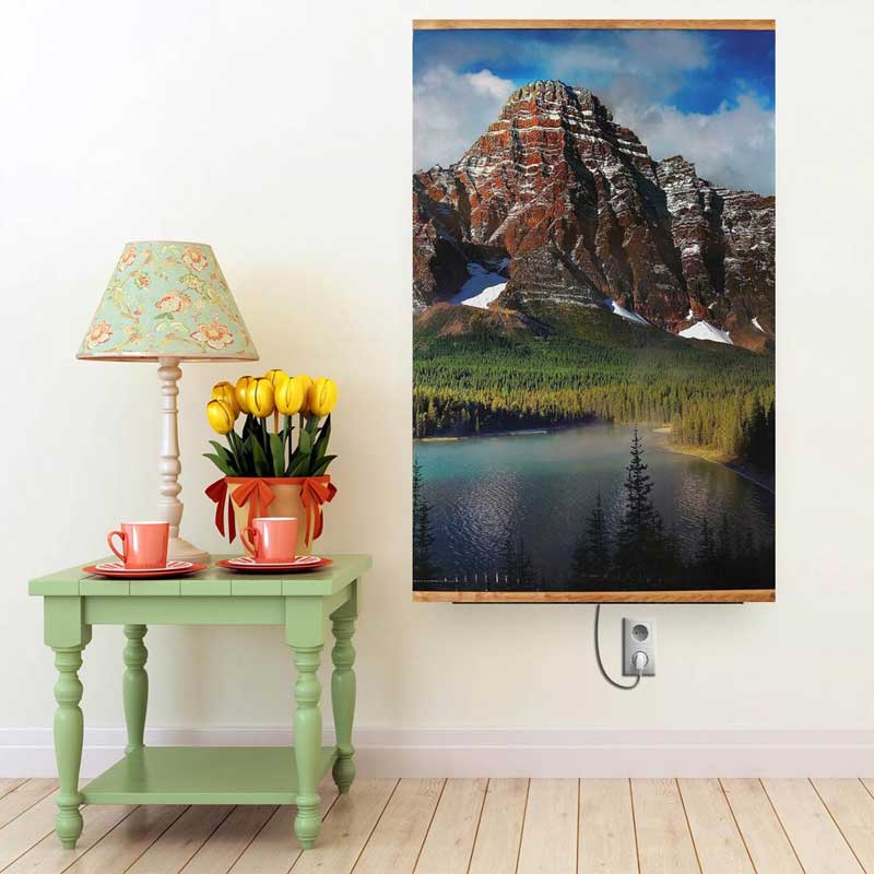 Zidna Poster Grejalica Planina 500W 105x60 cm - detalj