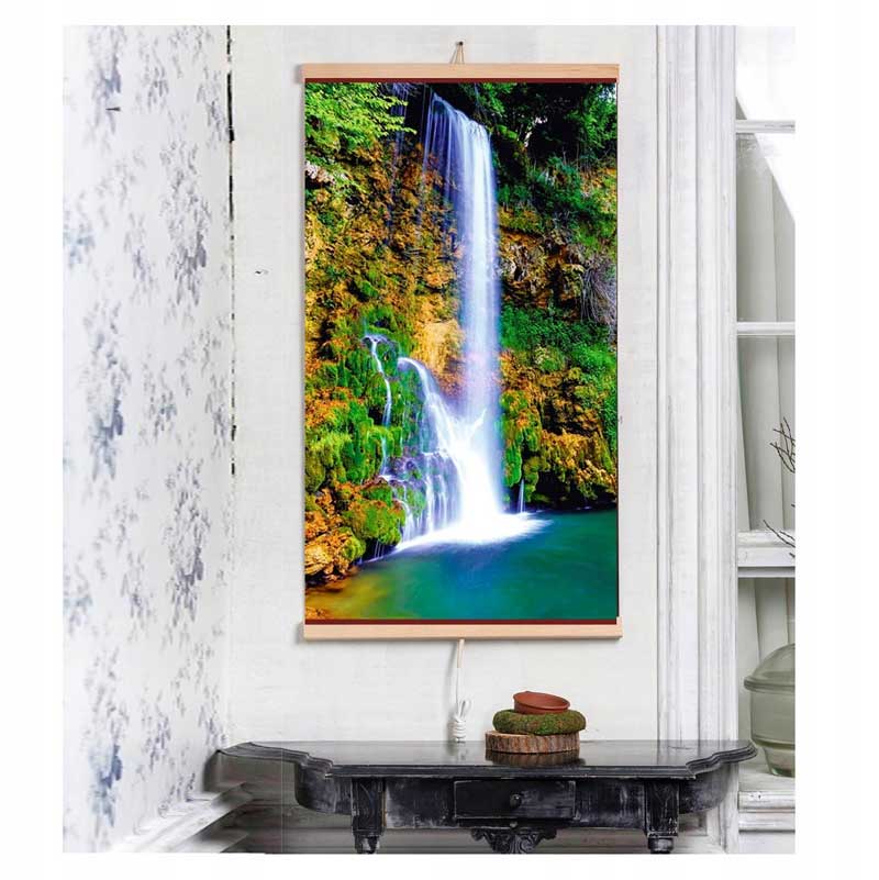 Zidna Poster Grejalica Vodopad 500W 105x60 cm - detalj