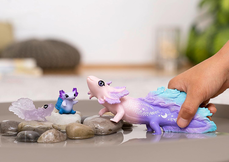 Schleich Bayala figurice Aksolotl - vodeni zmajevi 42628 - detalj