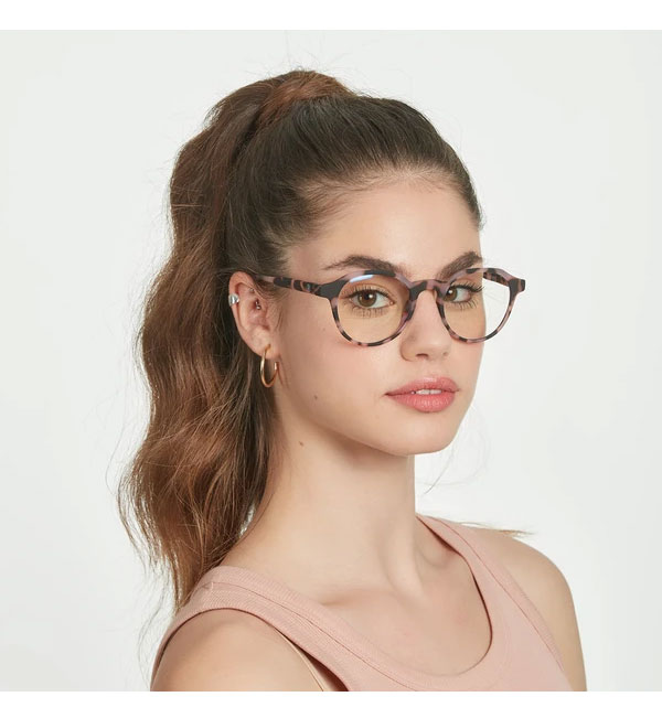 Barner Chamberi Pink Tortoise Naočare Koje Štite Od Plavog Svetla - detalj