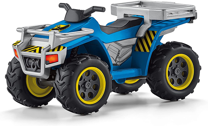 Schleich Figurice Dinosaurusi - Bekstvo kvadom pred velociraptorom 41466 - detalj