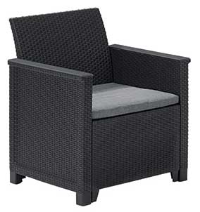 Baštenska garnitura Elodie 3 seater Graphite 246150 - detalj