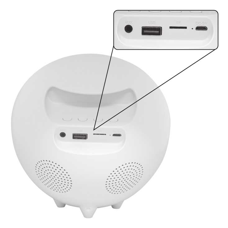 Multimedijalni Smart radio budilnik MB-905 - detalj