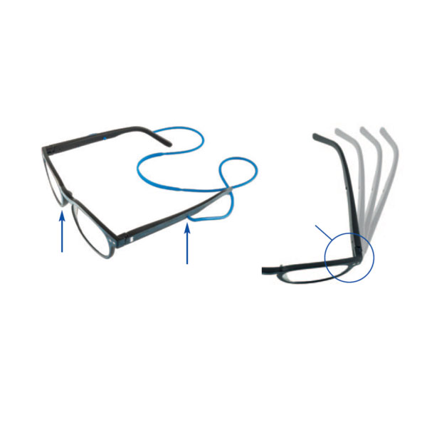 Prontoleggo naočare za čitanje sa dioptrijom Wenge braon +3.0 - detalj