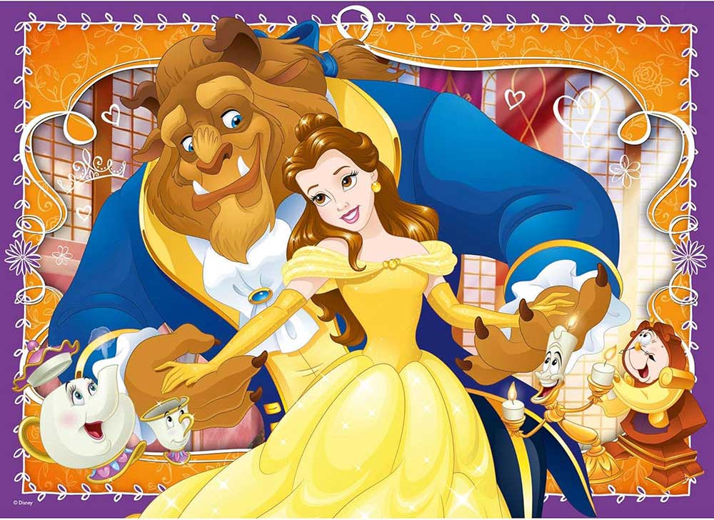 Slagalice 4x42 dela Disney Princess Ravensburger 06857 - detalj