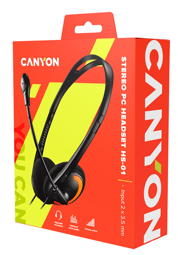 CANYON HS-01 slušalice za računar - detalj