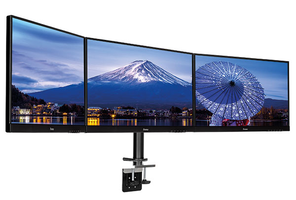 Stoni nosač za tri monitora IIYAMA DS1003C-B1 - detalj