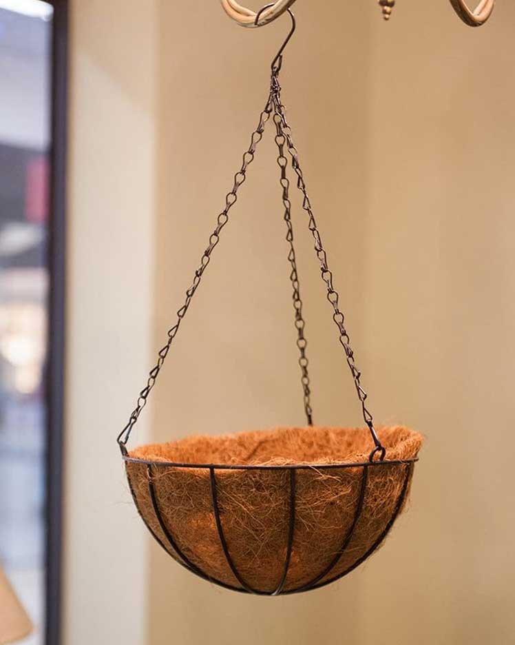 Viseća Korpa - Nosač za saksije od Kokosovog Vlakna 0325908 - detalj