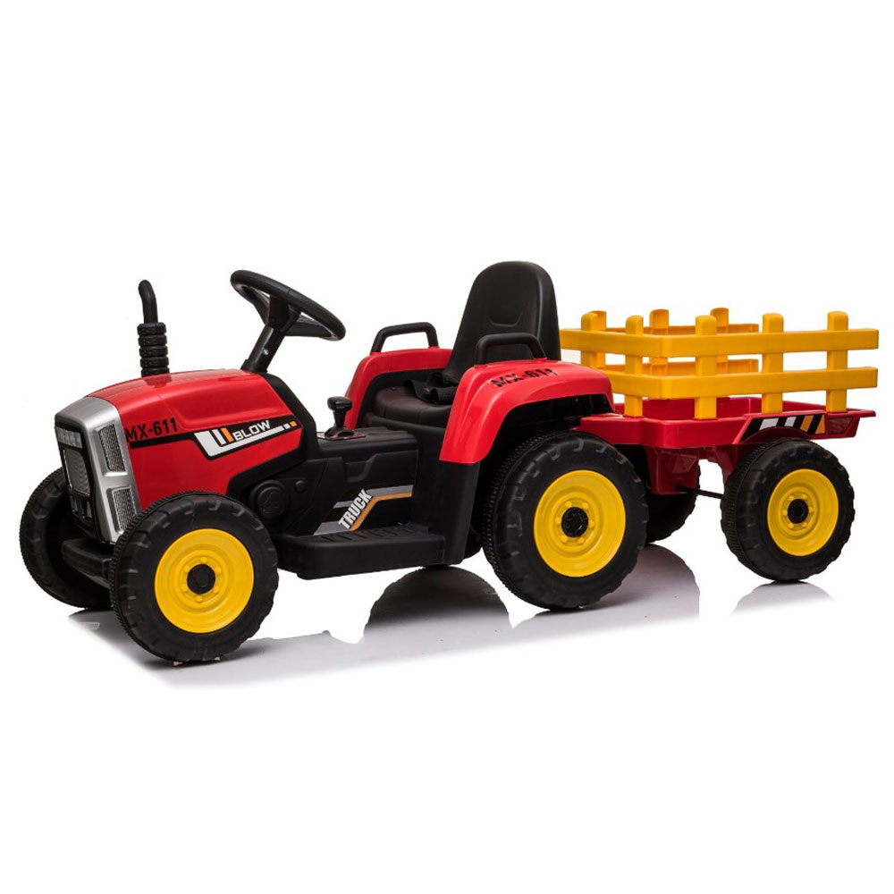 Dečiji traktor na akumulator MX-611 crveni - detalj