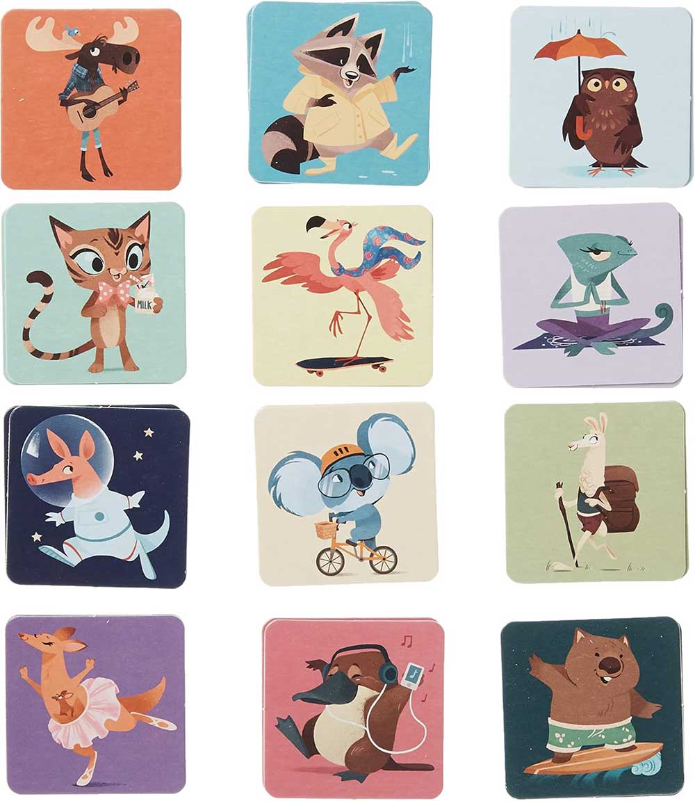 Društvena igra Memorija Divlje životinje Ravensburger 20360 - detalj